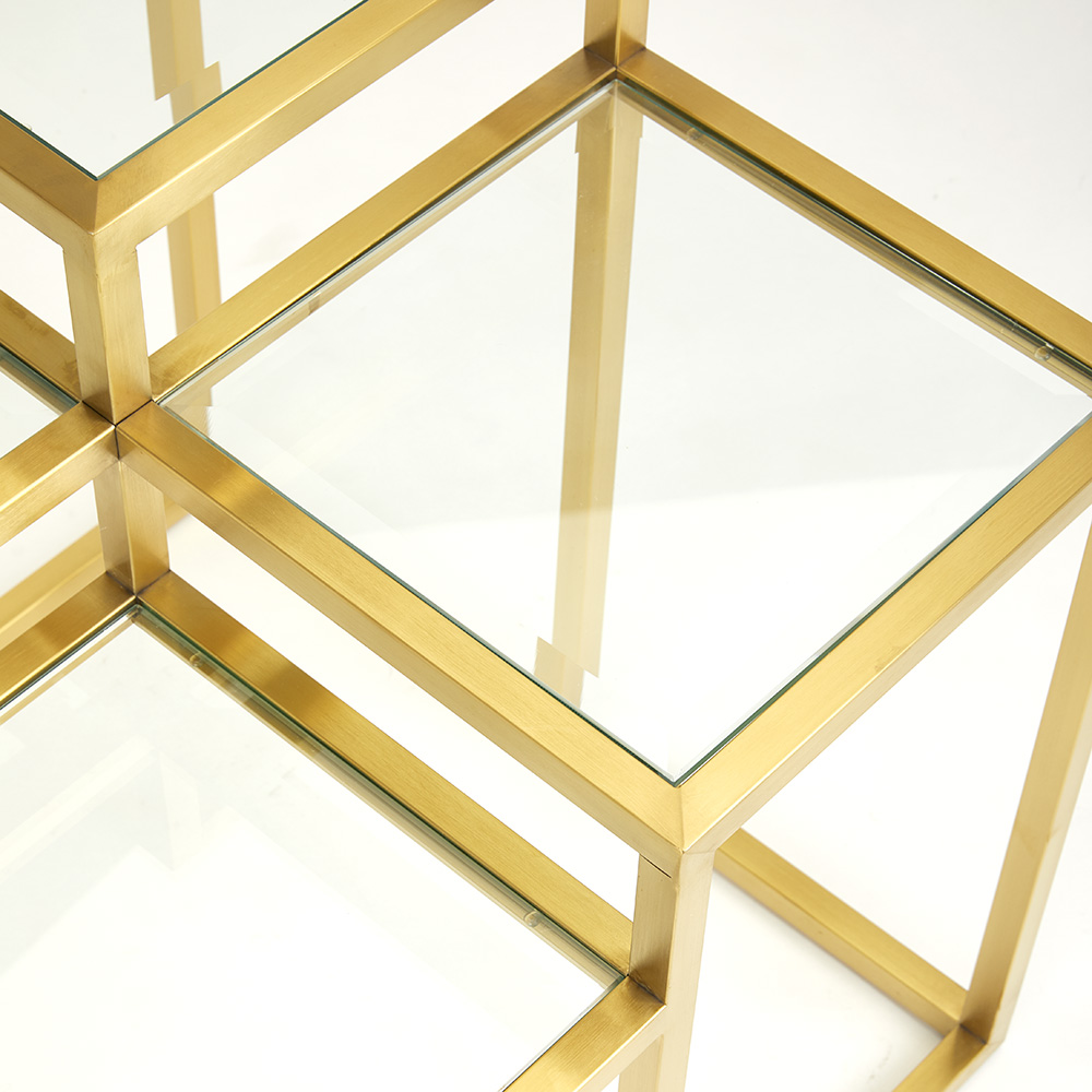 Elmore Gold End Table 